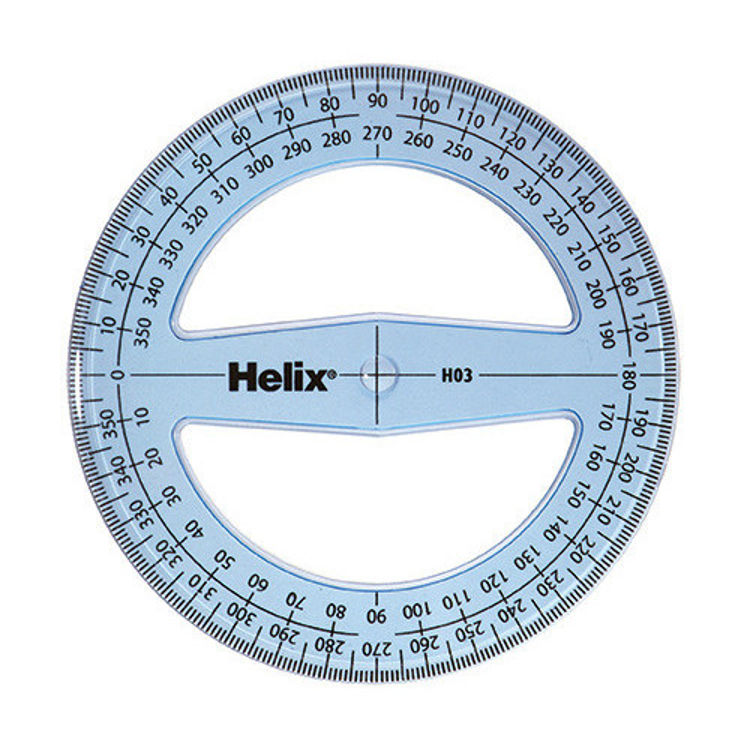 Picture of H03-HELIX  360 Degrees Protractor